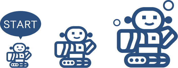 BizRobo!が選ばれる3つの理由 スモールスタートできる