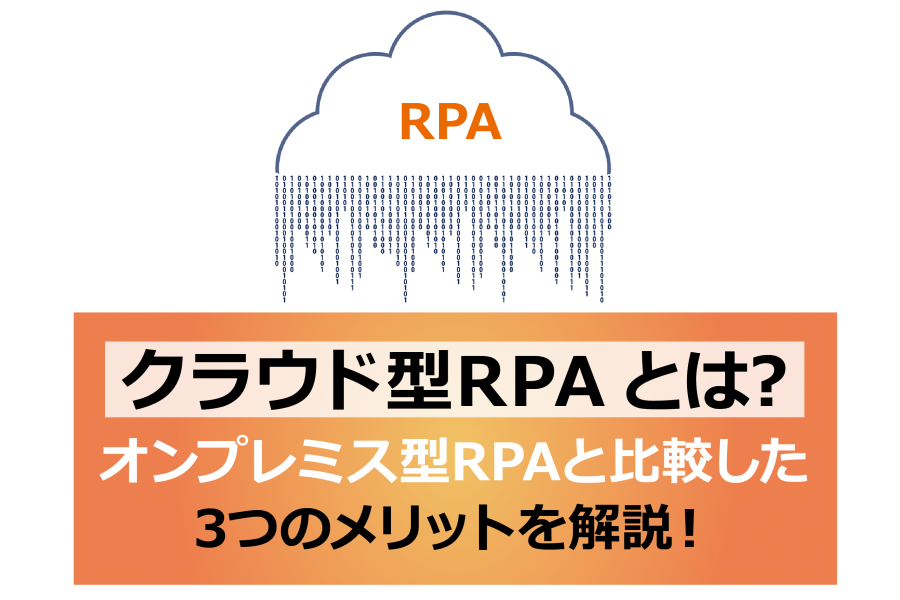 クラウド型rpaとは オンプレミス型rpaと比較した3つのメリットを解説 Rpa テクノロジーズ株式会社 Bizrobo ビズロボ